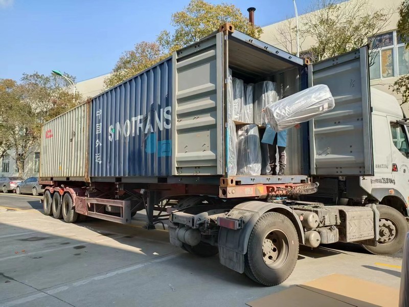 NHK卷材 卸货现场